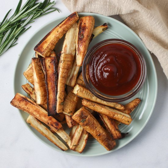 Rosemary Garlic Parsnip Fries