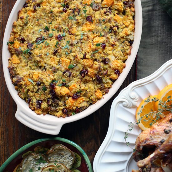 Autumn Cornbread Dressing