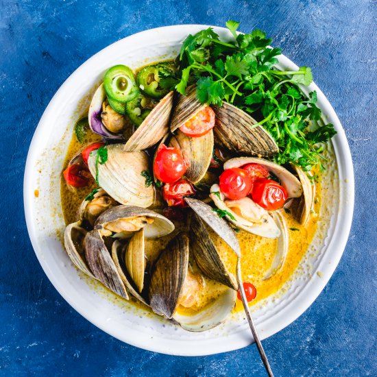 Thai Green Curry Clams