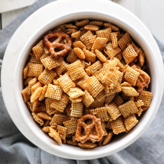 Sweet & Salty Caramel Chex Mix