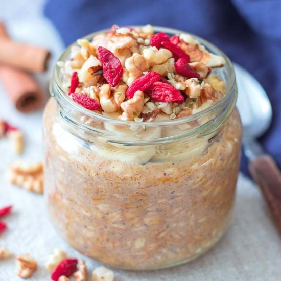 Pumpkin Overnight Oats