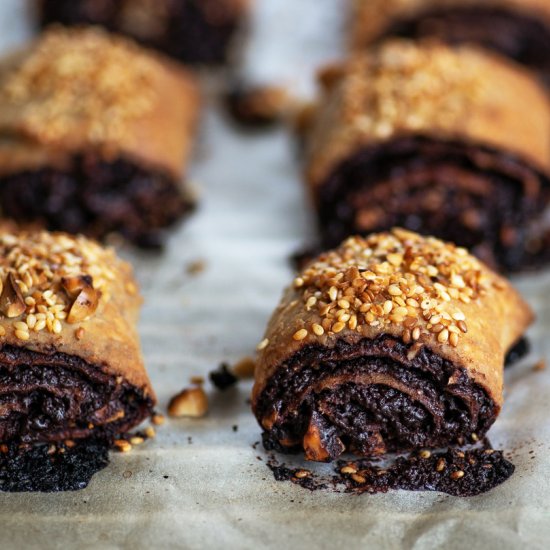 Chocolate Hazelnut Rolls