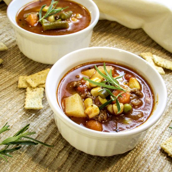 Super Beefy Vegetable Soup