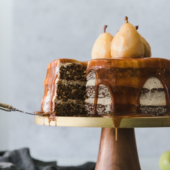 Spiced Pear Cake