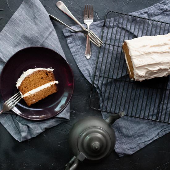 pumpkin spice loaf cake