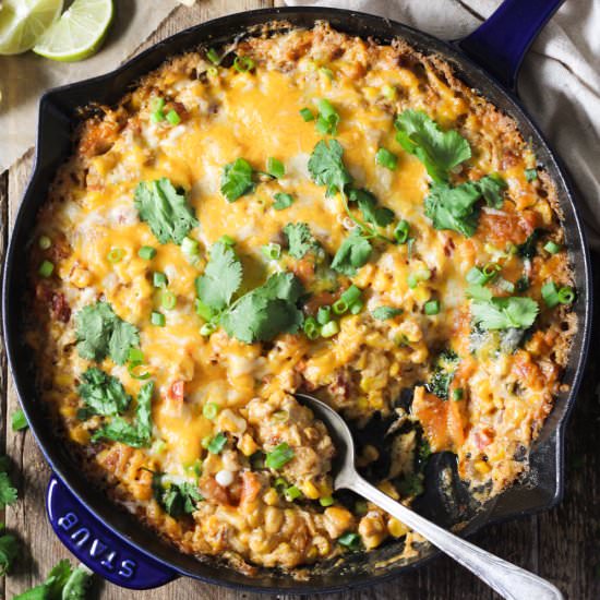 Cheesy Mexican Corn Dip