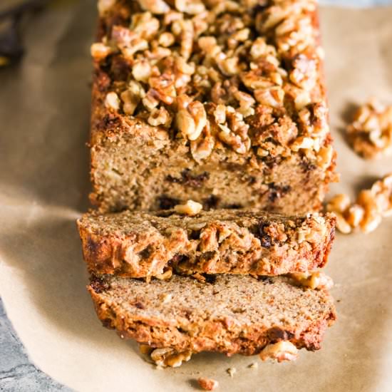 Paleo Chocolate Banana Bread