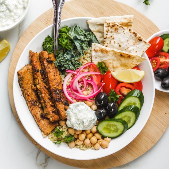 Tempeh Gyro Bowls