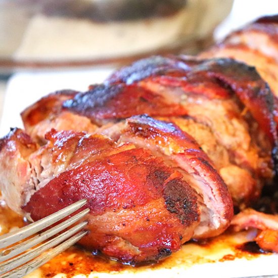 Apricot Glazed Pork Tenderloin