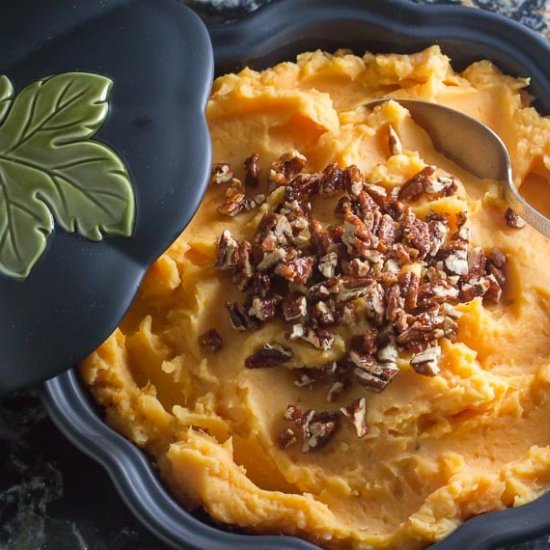 Mashed Sweet Potatoes with Candied