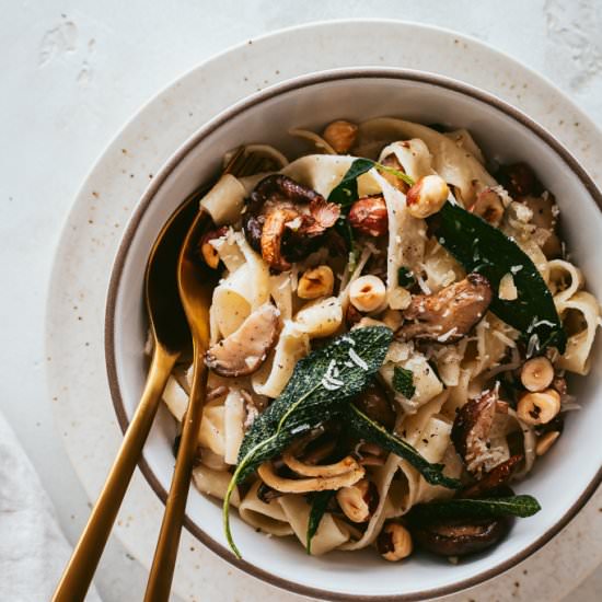 Tagliatelle with Wild Mushrooms