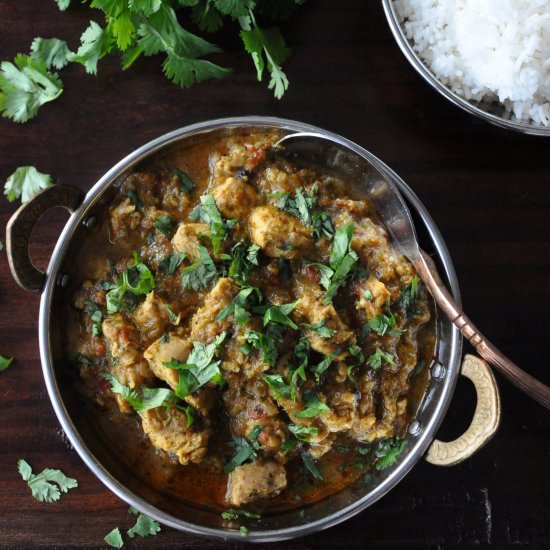 Coriander Chicken Curry