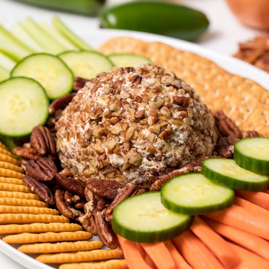 Bacon jalapeño cheese ball