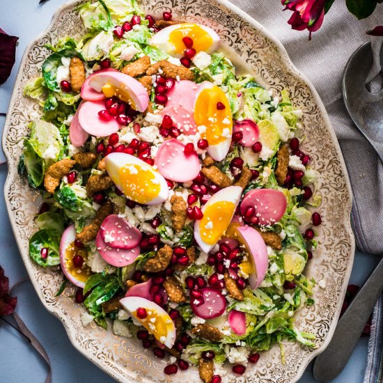 Shaved Brussels Sprout Salad