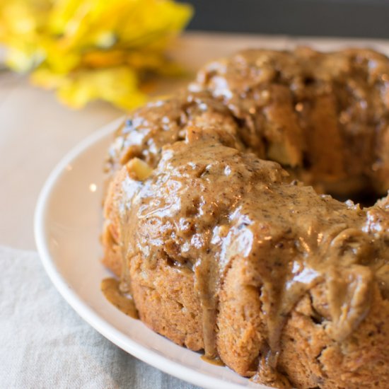 Fall Apple Walnut Cake