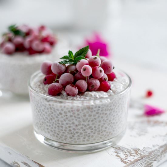 Simple chia seed pudding