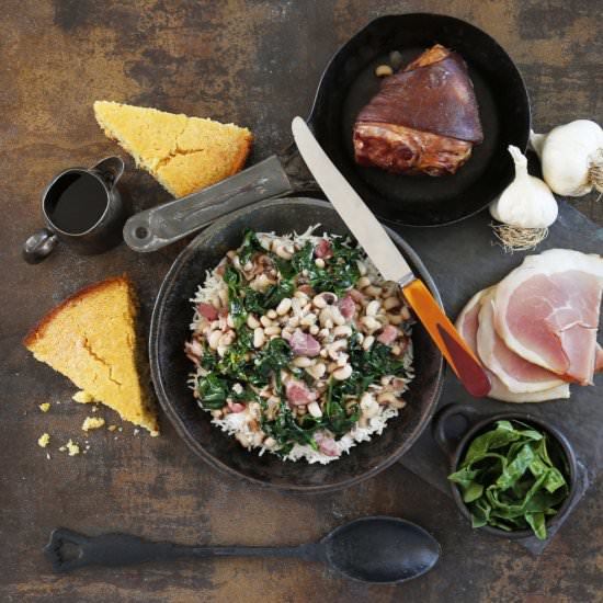 Blackeyed Peas with Rice green&meat