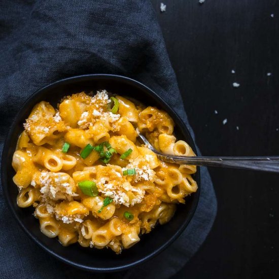 Mac and Cheese with Thai Red Curry