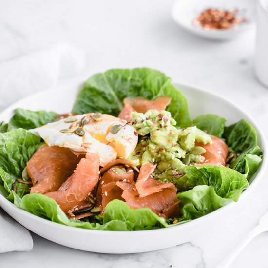 Smoked Salmon, Avocado & Egg Bowl