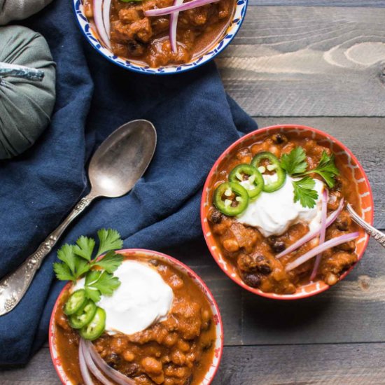 Pumpkin and Beef Chili