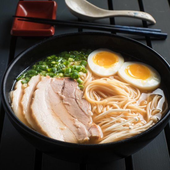 miso ramen with chashu pork