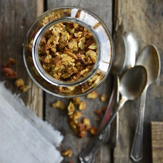 Low Carb Pumpkin Spice Granola