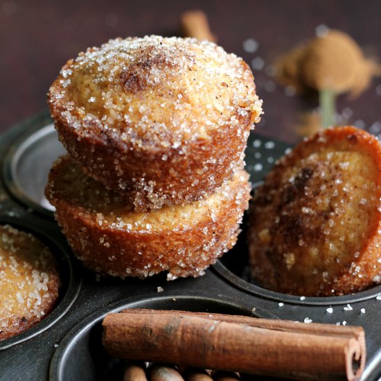 Cinnamon Sugar Doughnut Muffins