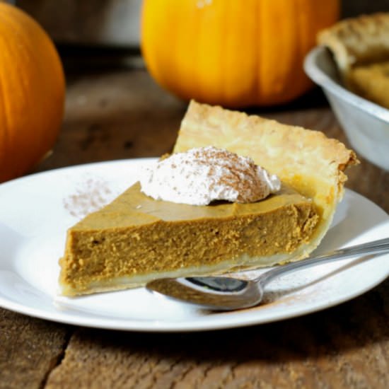 Dairy Free Pumpkin Pie