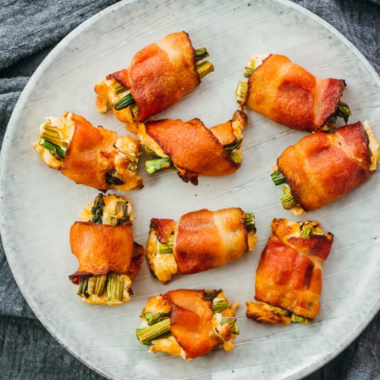 Bacon Wrapped Asparagus Bites