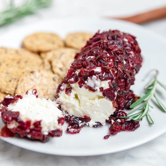 Cranberry Goat Cheese Log