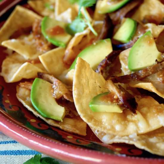 Spiced Pulled Pork Nachos