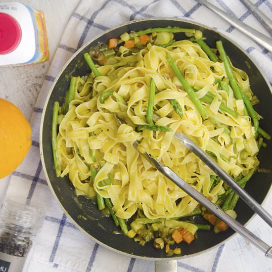 Tagliatelle With Asparagus