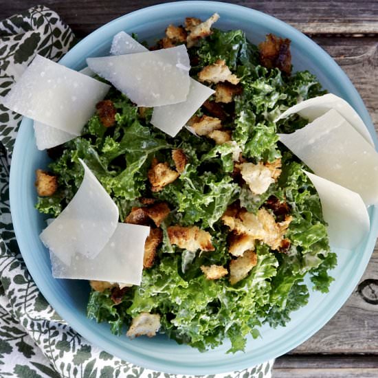 Kale Caesar Salad