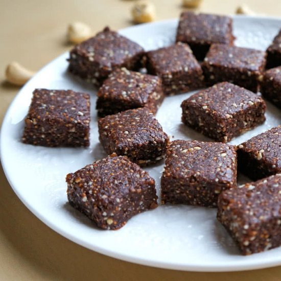 3 ingredients raw brownie