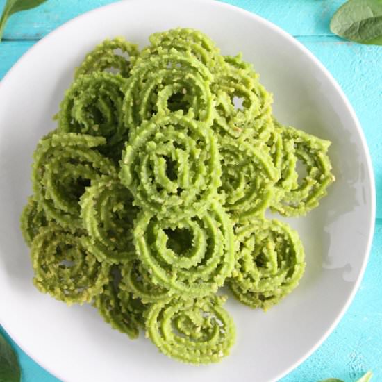 Spinach Murukku