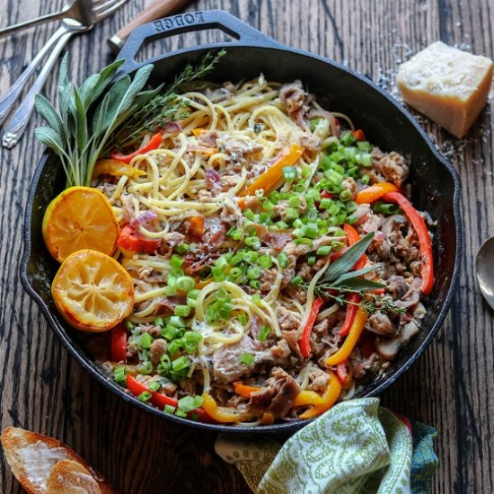 Pasta w/ Sausage & Fall Veggies