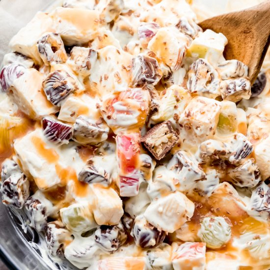 CREAMY CARAMEL APPLE SALAD