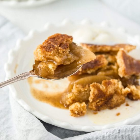 Apple Dump Cake with Fresh Apples