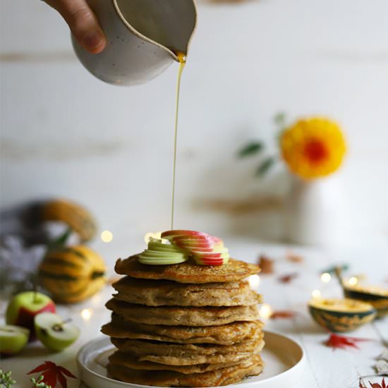 Hearty Harvest Delicata Pancakes