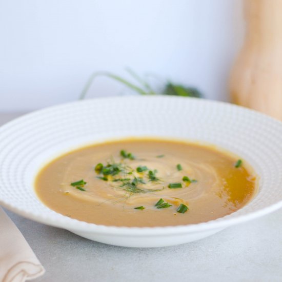 Instant Pot Butternut Squash Soup