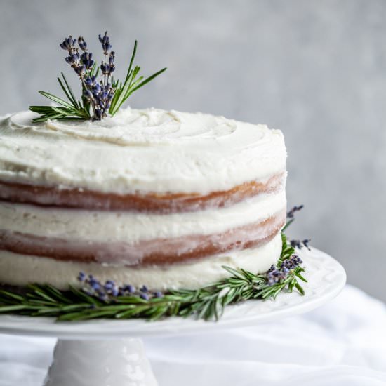 Rosemary Lavender Cake