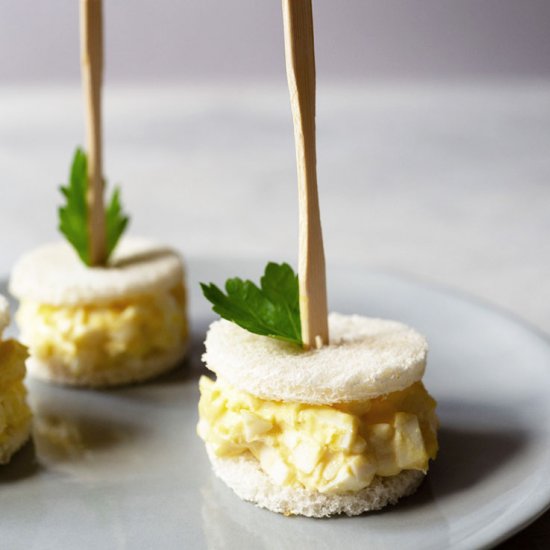 Egg Salad Tea Sandwiches