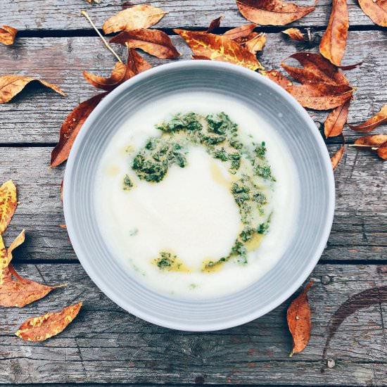 Glorious Cauliflower Herb Soup