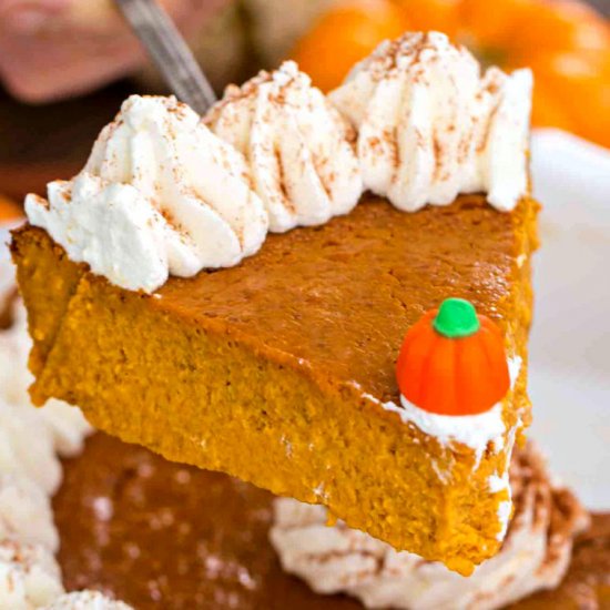 Crustless Pumpkin Pie