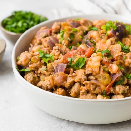 Sausage and Bean Skillet