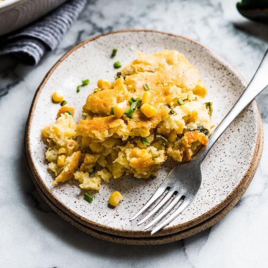 Green Chile Corn Casserole