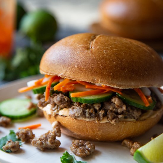 Ground Pork Banh Mi