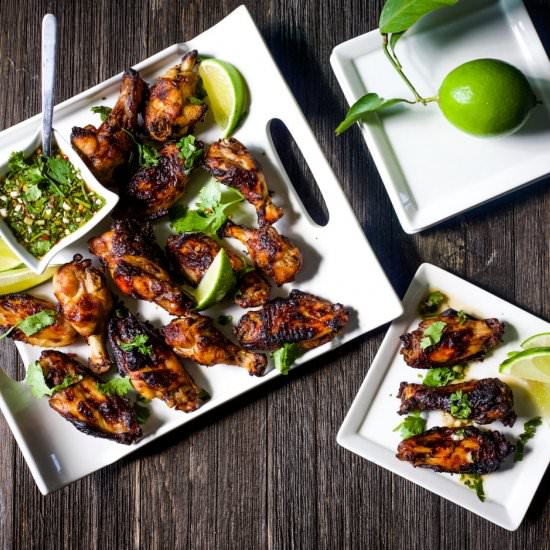 Sticky Baked Chicken Wings