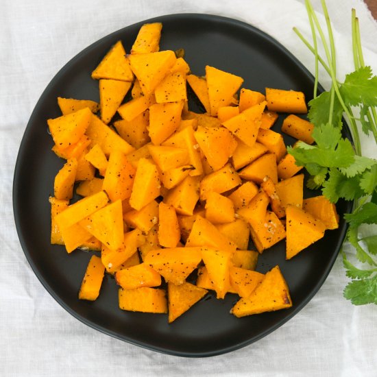 SIMPLE ROASTED BUTTERNUT SQUASH