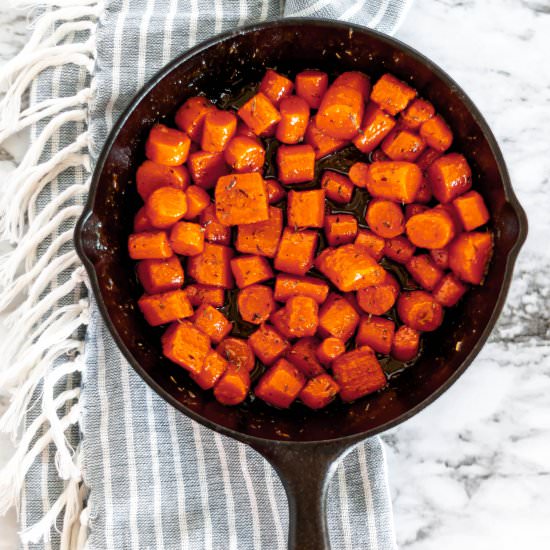 Stovetop Honey Butter Carrots